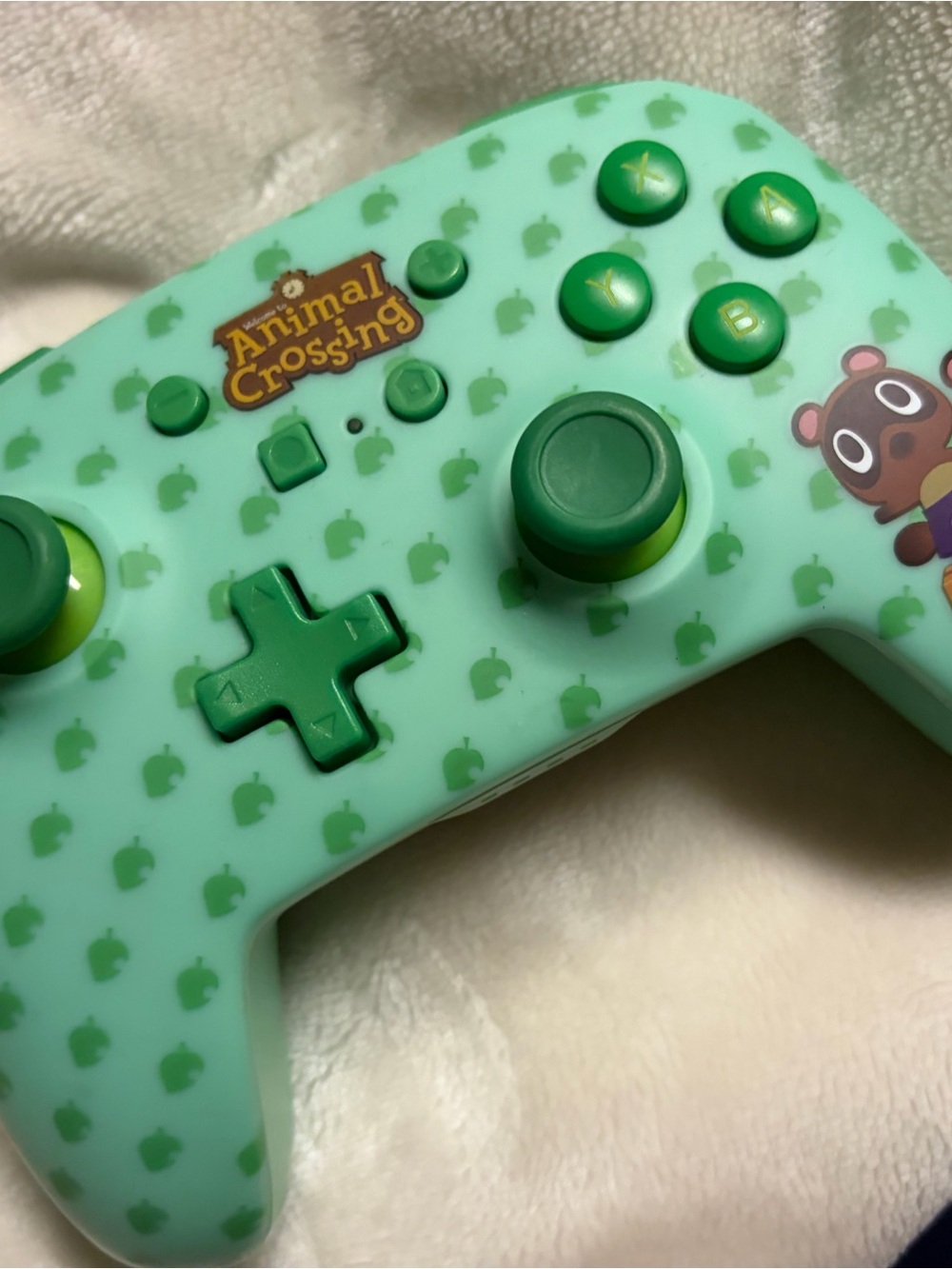 Nintendo Animal Crossing Mint Green Wireless Controller